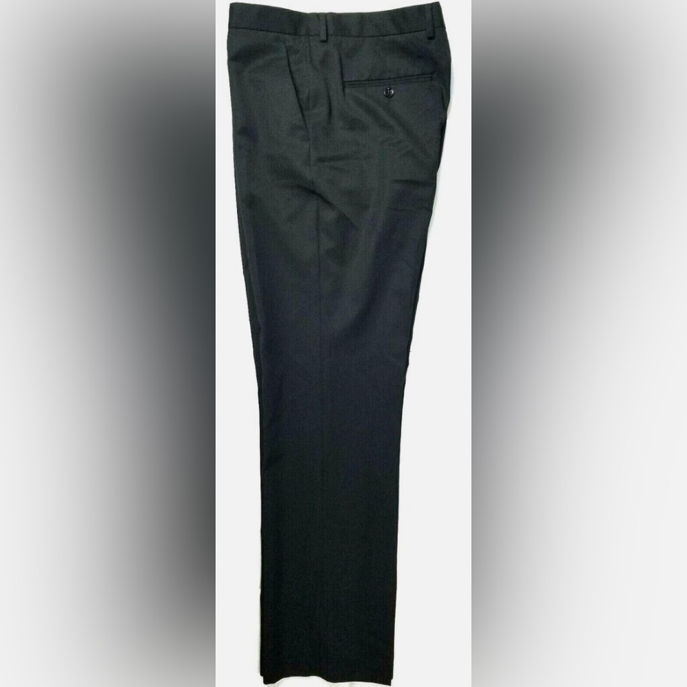 Express Flat Front Producer Black Wool Blend Men's Dress Pants Size 30 x 30